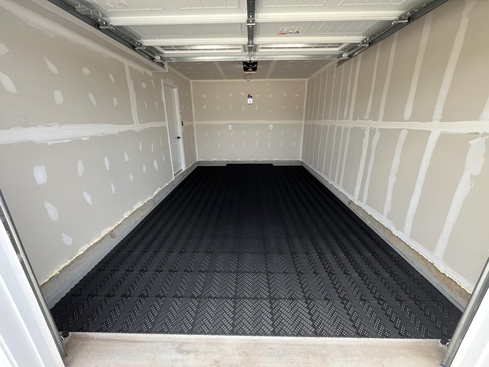 Garage Floor Tiles Interlocking Garage Flooring for Car Modular Plastic Tile 12x12 Pack of 48 40000 LBS Load Capacity Antislip Oil and Stain Resistant customer photo 1
