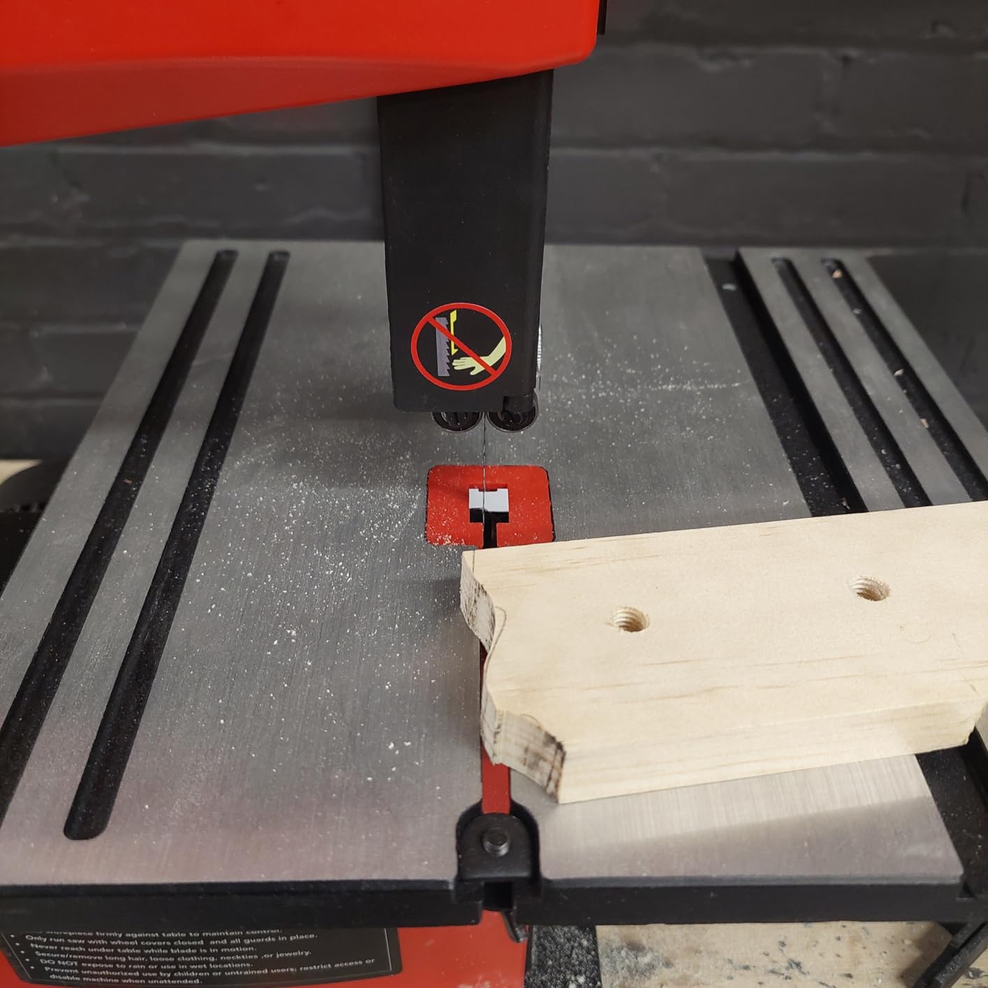 9-Inch Benchtop Band Saw for Woodworking, Portable Bandsaw, 2.8A Induction Motor, Dual-Speed 1700/2500 FPM, 12x12