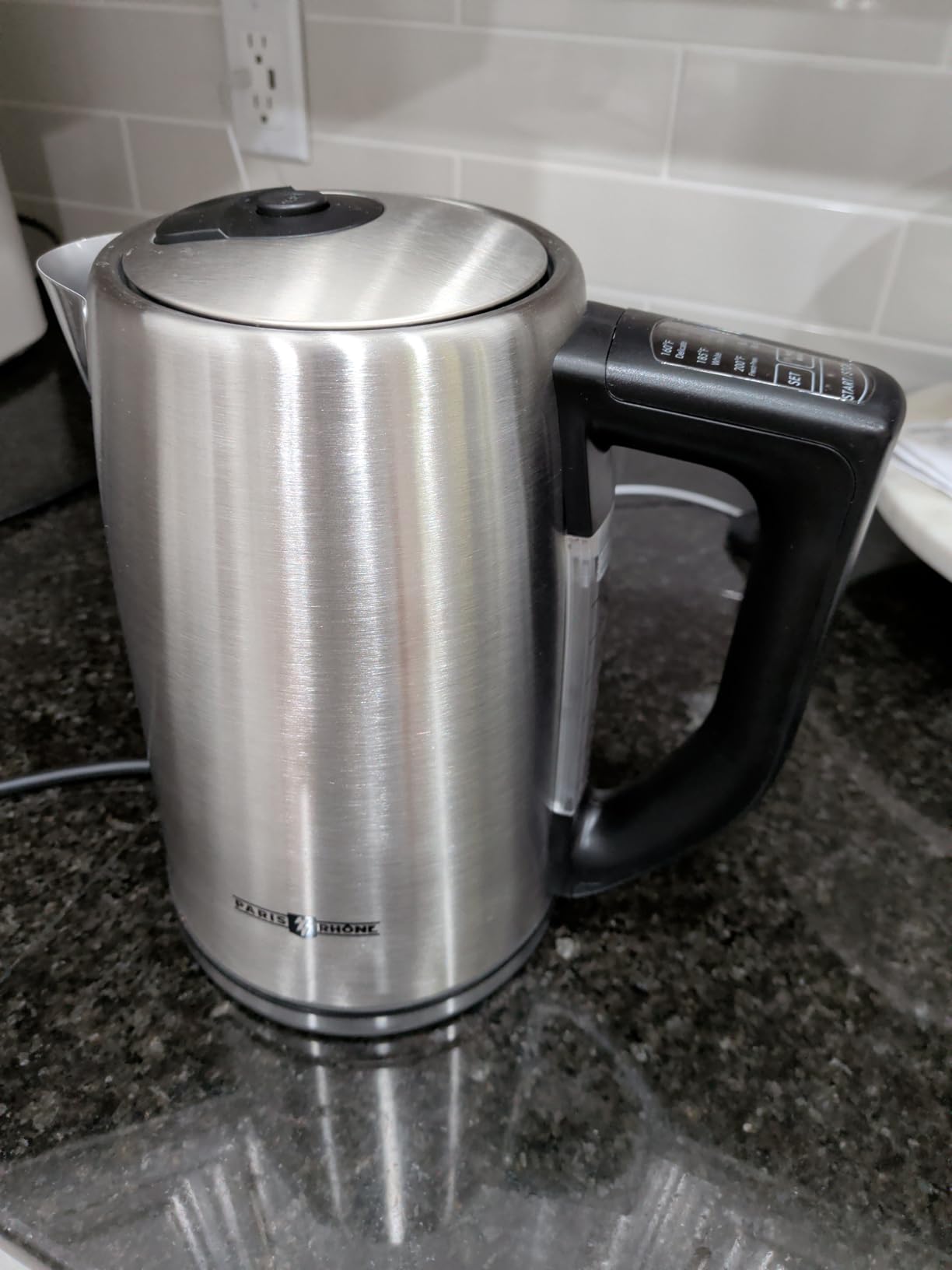 Electric Tea Kettle, PARIS RHÔNE 6 Precise Temperature Presets 1.7L Stainless Steel Electric Kettle Temperature Control, 1500W Fast Boiling Hot Water for Oolong & Green Tea with Strix Control customer photo 1