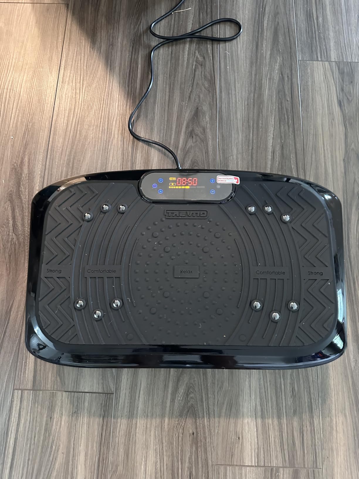 Vibration Plate Exercise Machine 450 Lbs Capacity, 199 Speeds Workout Vibrating Plate for Lymphatic Drainage Weight Loss, Full Body Shake Platform Machines for Women Men customer photo 2