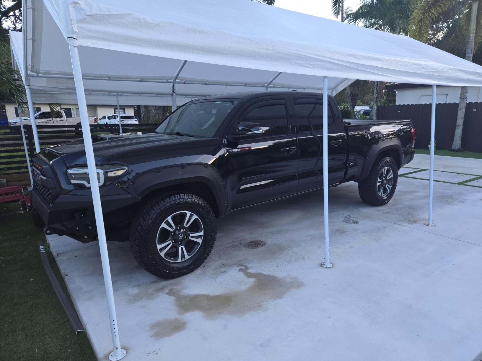 COBIZI Carport 10'x20' Heavy Duty Portable Garage, 2.0 Powder Coated Frame (Better Than Galvanized), Waterproof Shelter with Removable Sidewalls & Windows, Built-in Sandbags, for Car/Boat/SUV, Gray customer photo 1