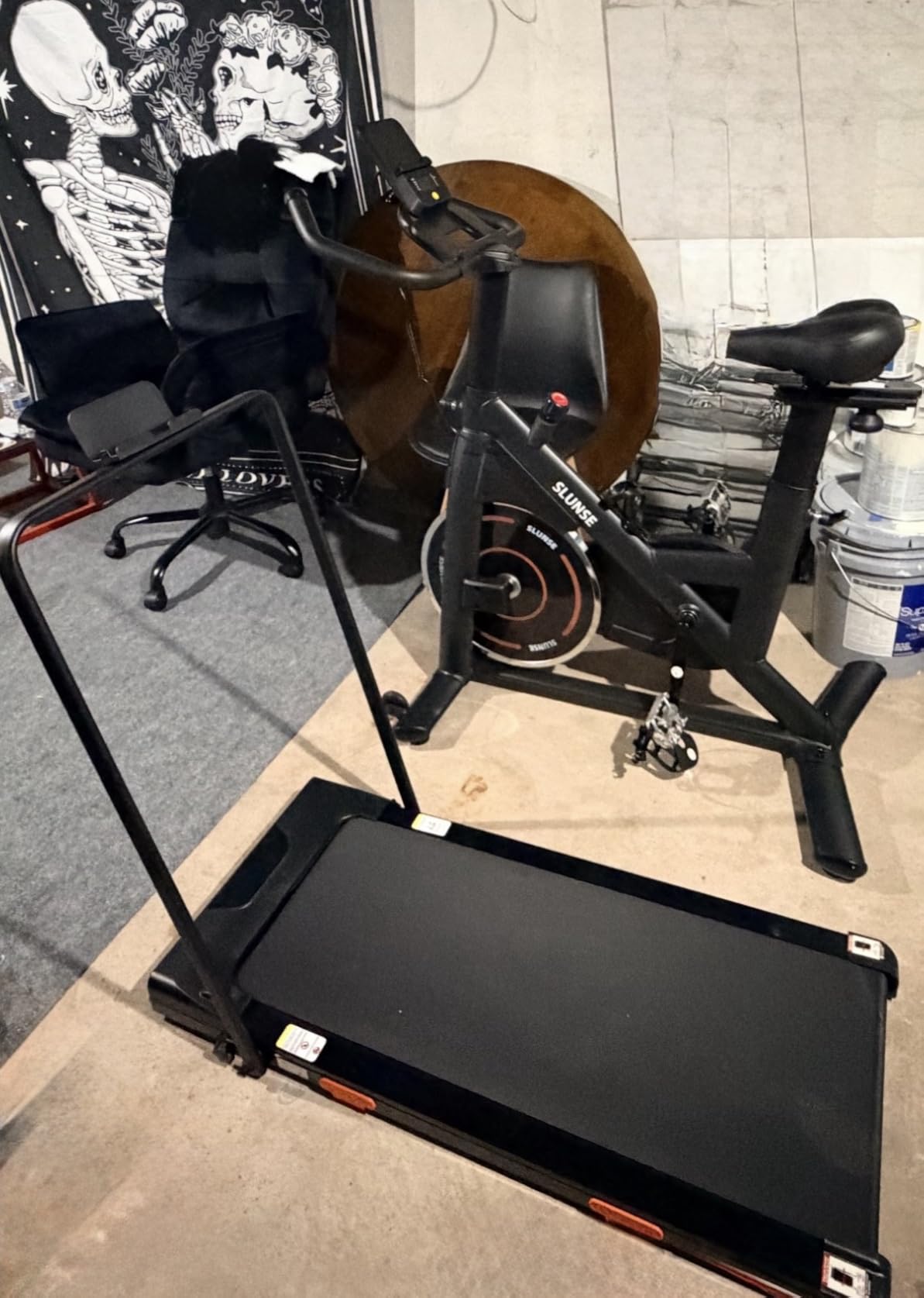 15% Incline Walking Pad Treadmill, Under Desk Treadmills for Home | Foldable Treadmill, Compact, Portable, 2.5HP Brushless, Home Office, 300Lbs Capacity, Remote Control, LED Display customer photo 2