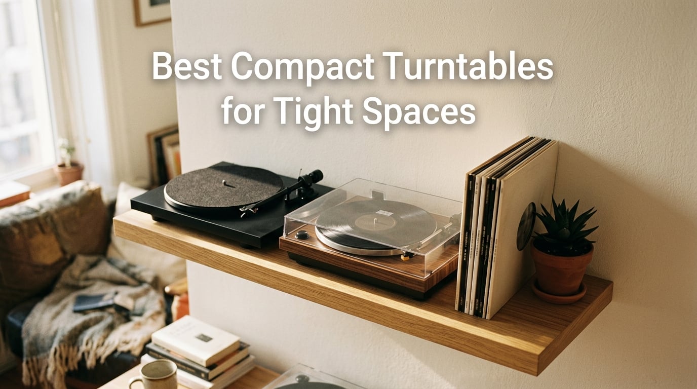 Best compact turntables for tight spaces