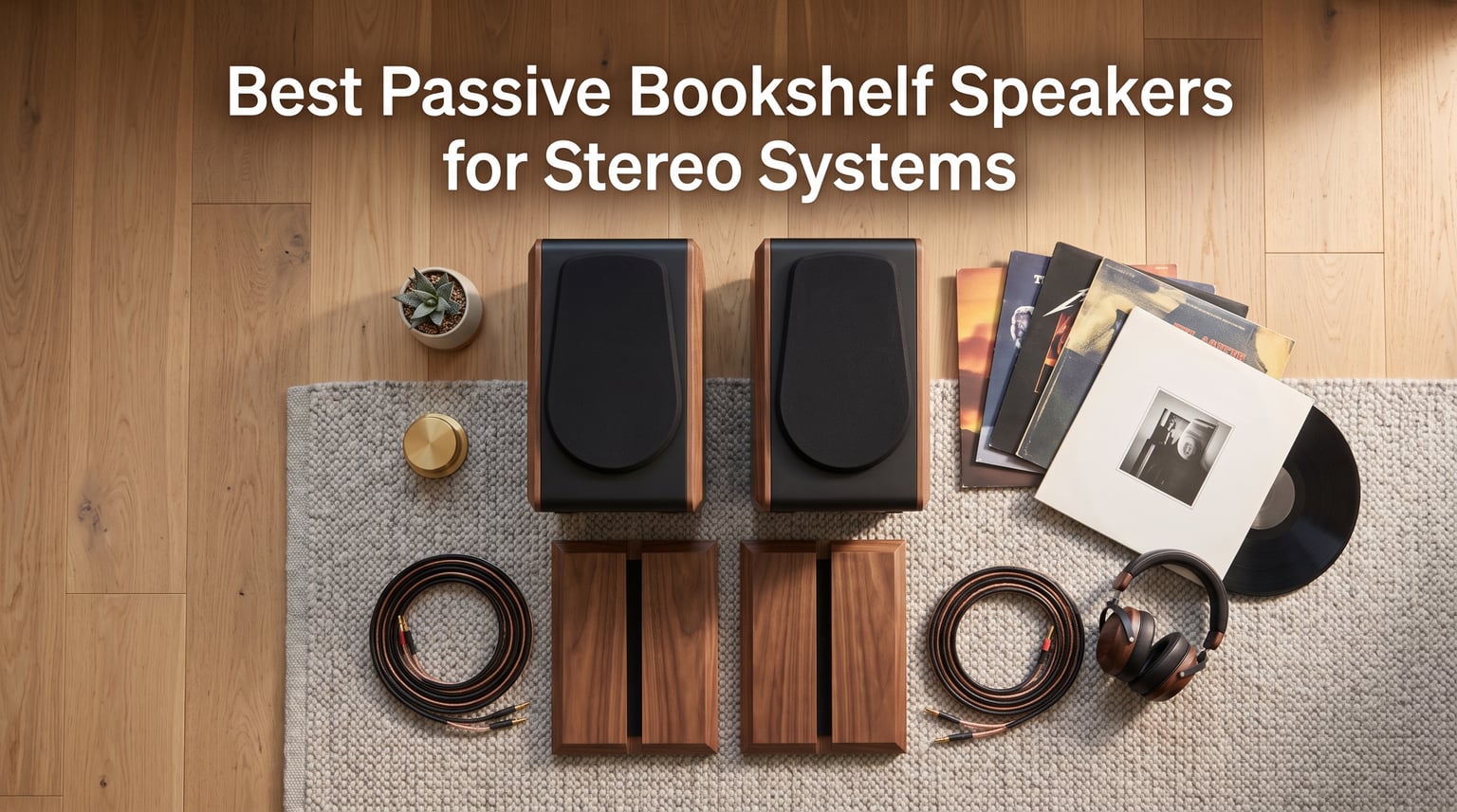 Best passive bookshelf speakers for stereo systems