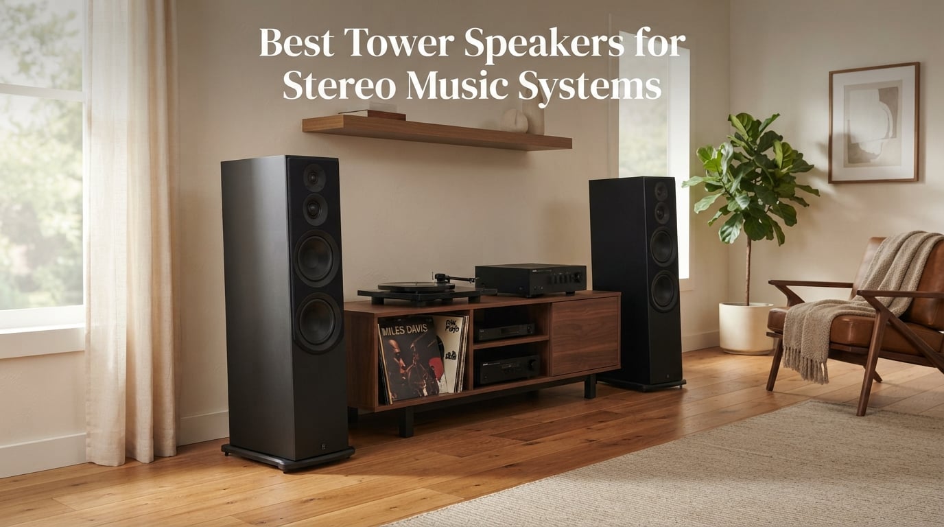 Best tower speakers for stereo music systems
