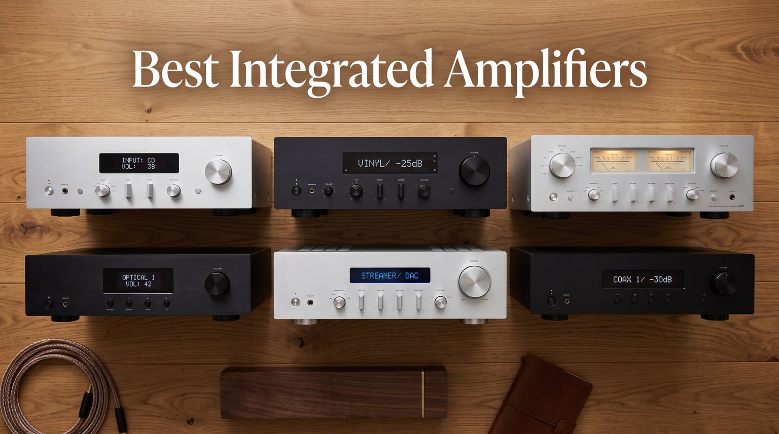Best integrated amplifiers for home audio