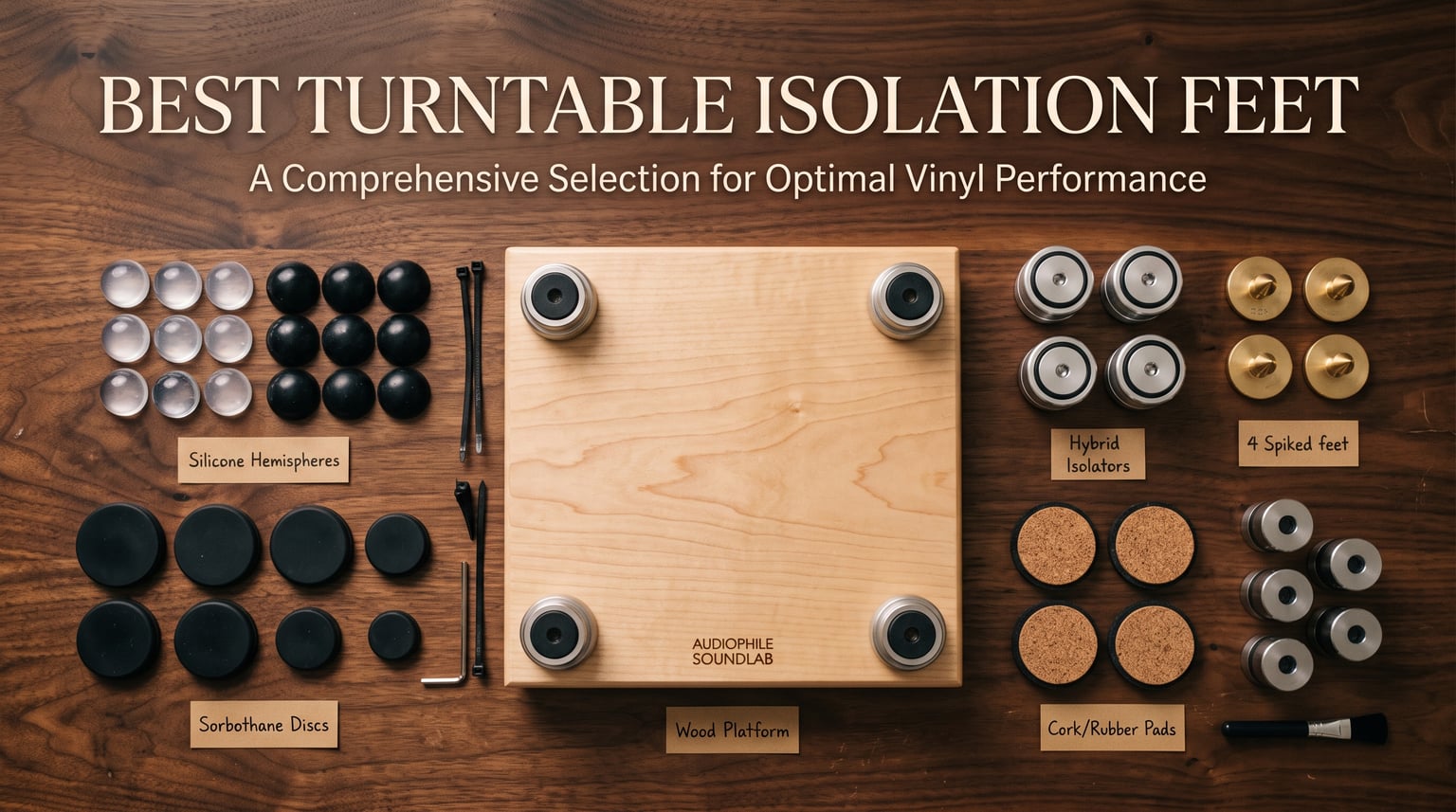 Best turntable isolation feet for reducing vibration