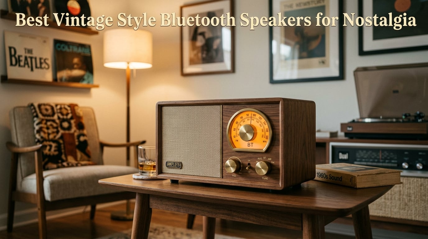Best vintage style Bluetooth speakers for nostalgia