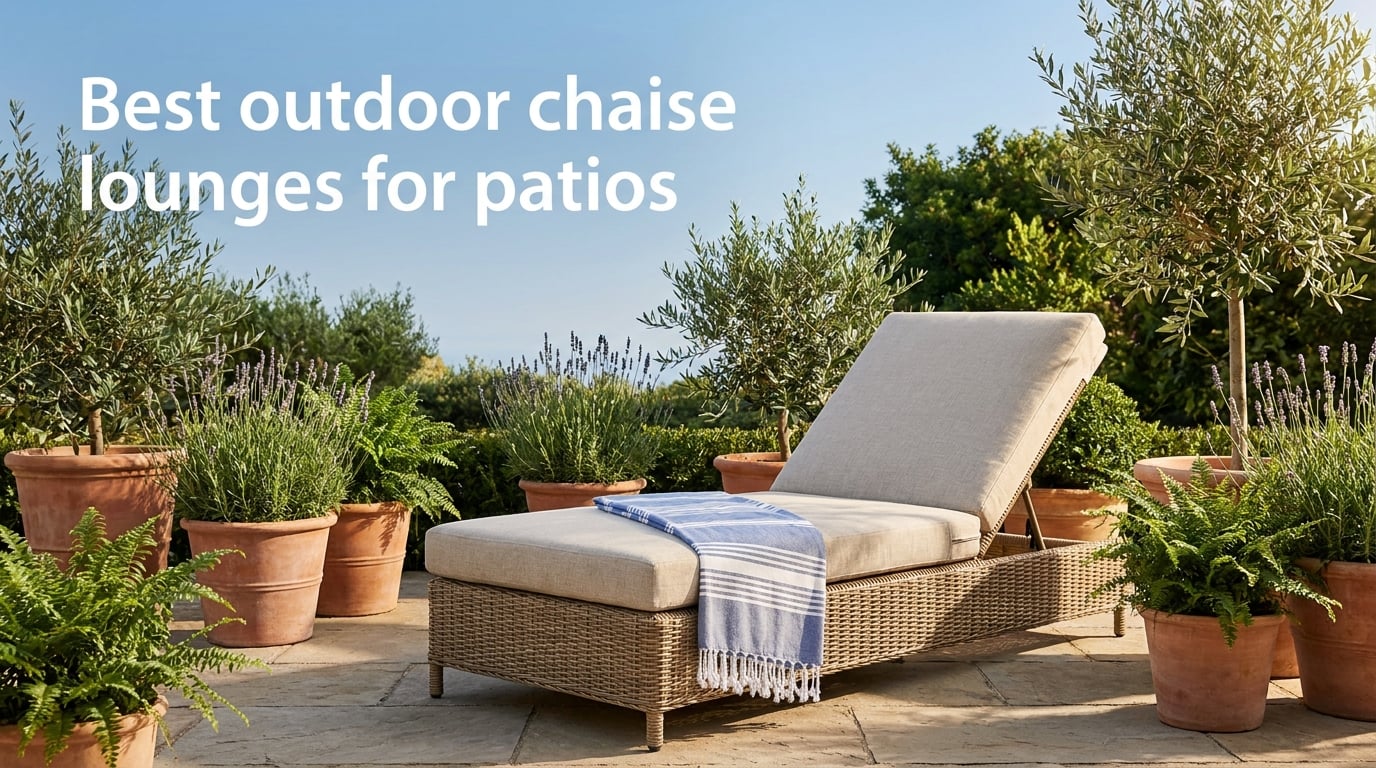 Best outdoor chaise lounges for patios