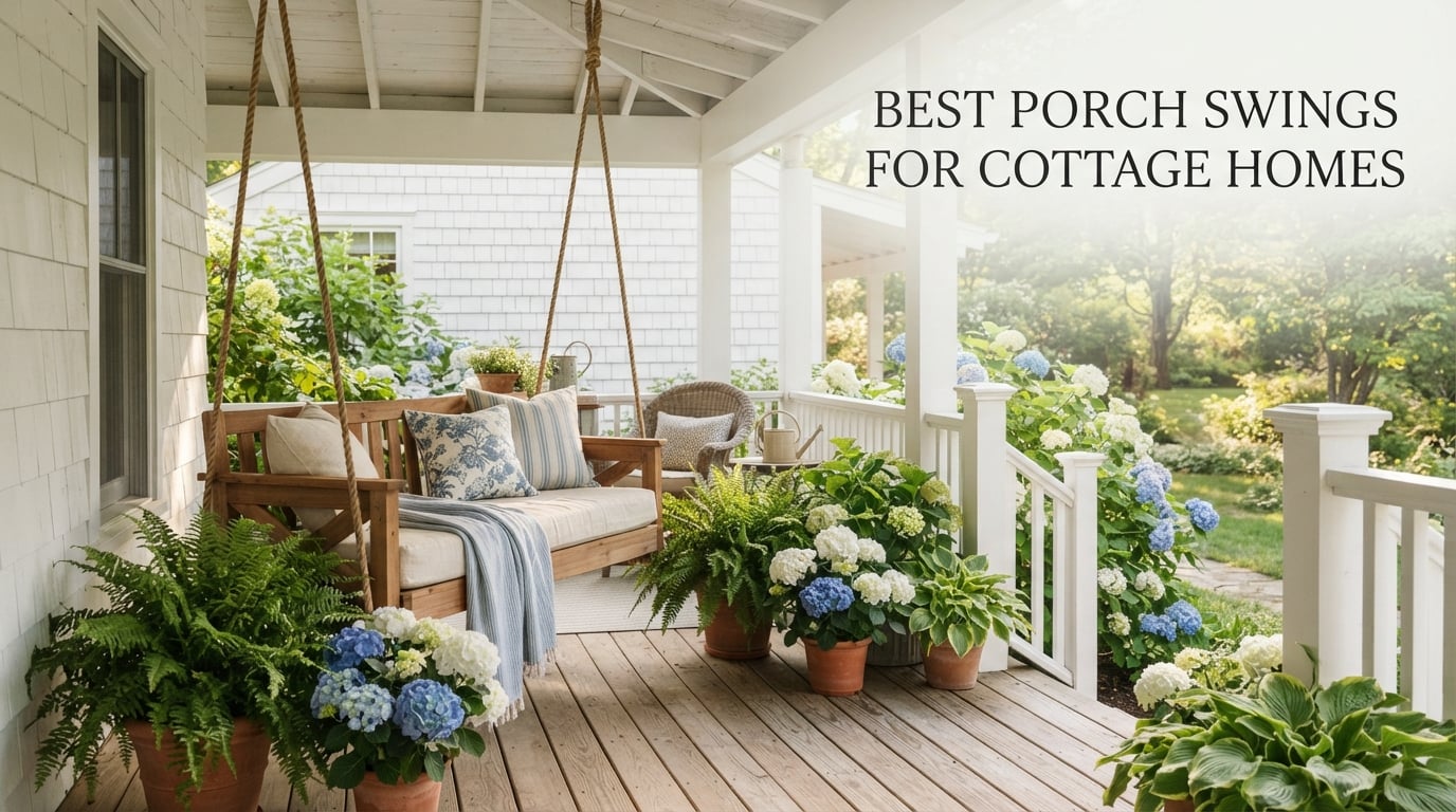 Best porch swings for cottage homes