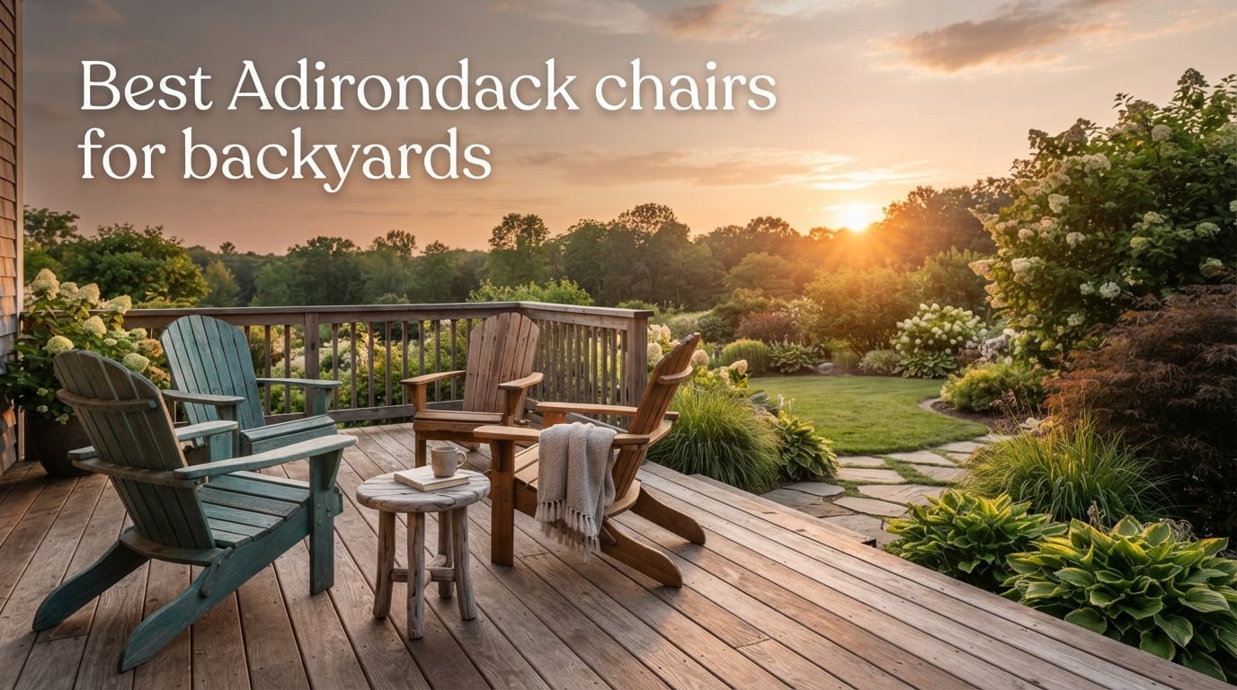 Best Adirondack chairs for backyards