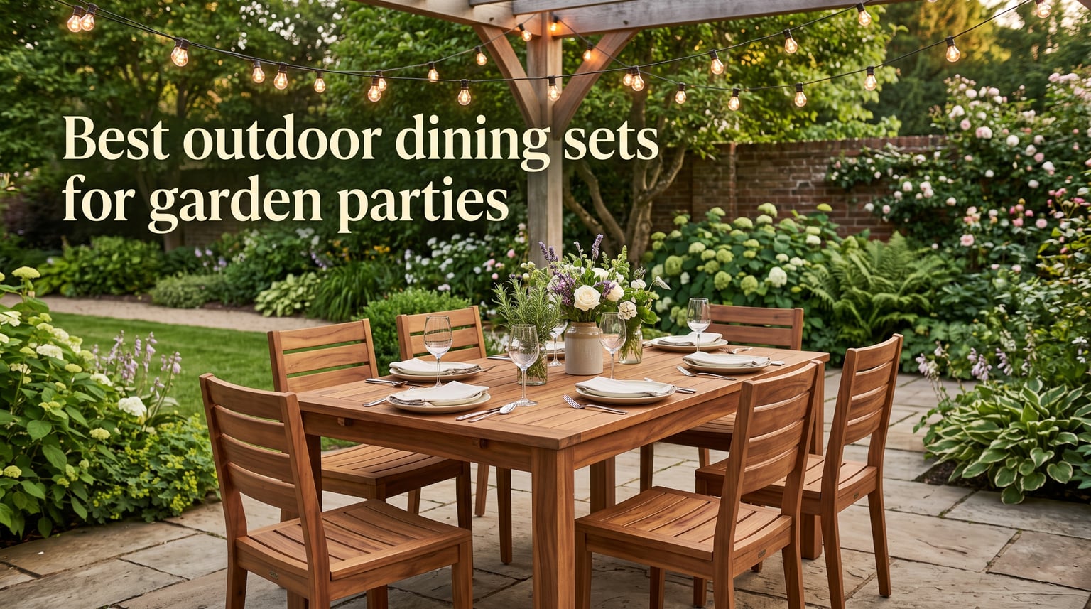 Best outdoor dining sets for garden parties