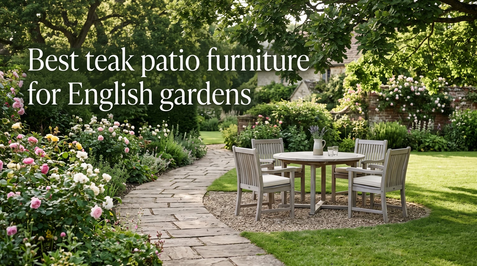 Best teak patio furniture for English gardens