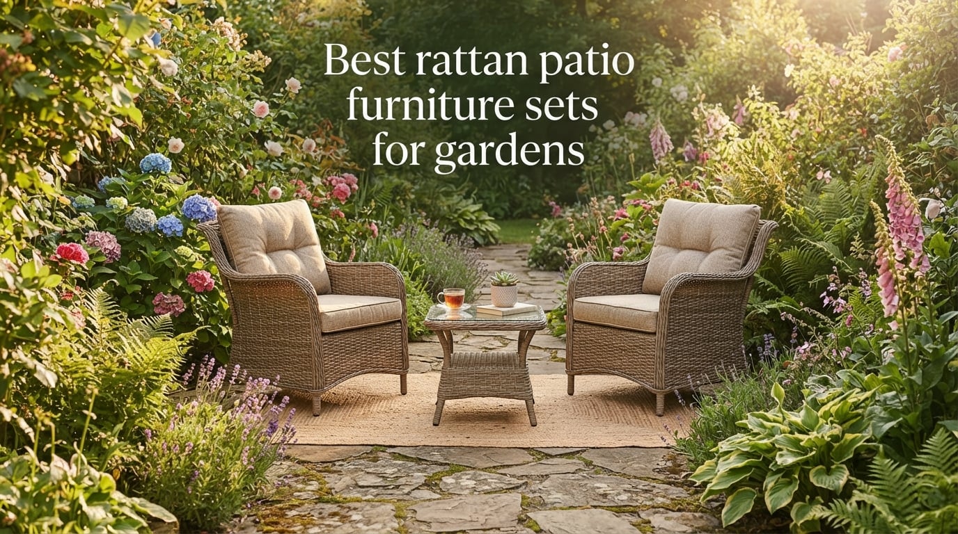 Best rattan patio furniture sets for gardens