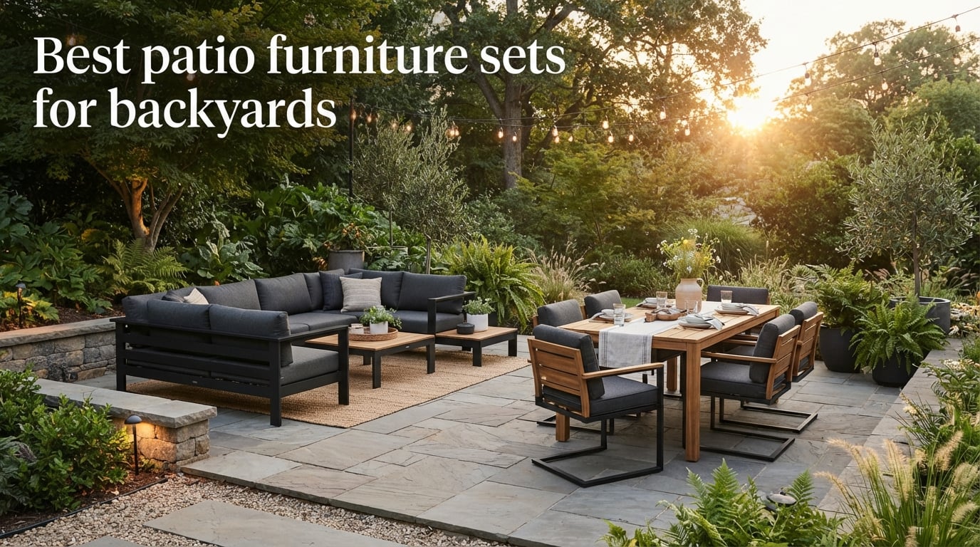 Best patio furniture sets for backyards
