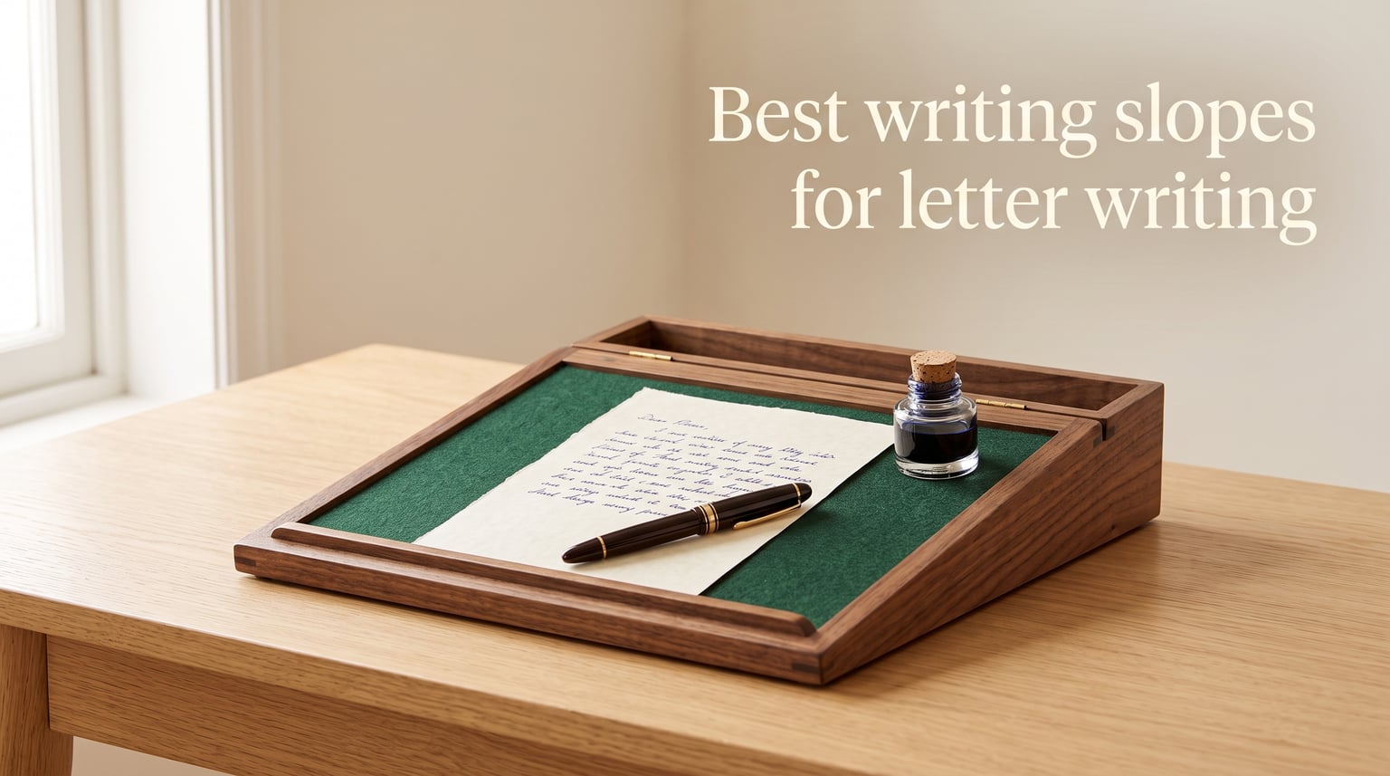 Best writing slopes for letter writing