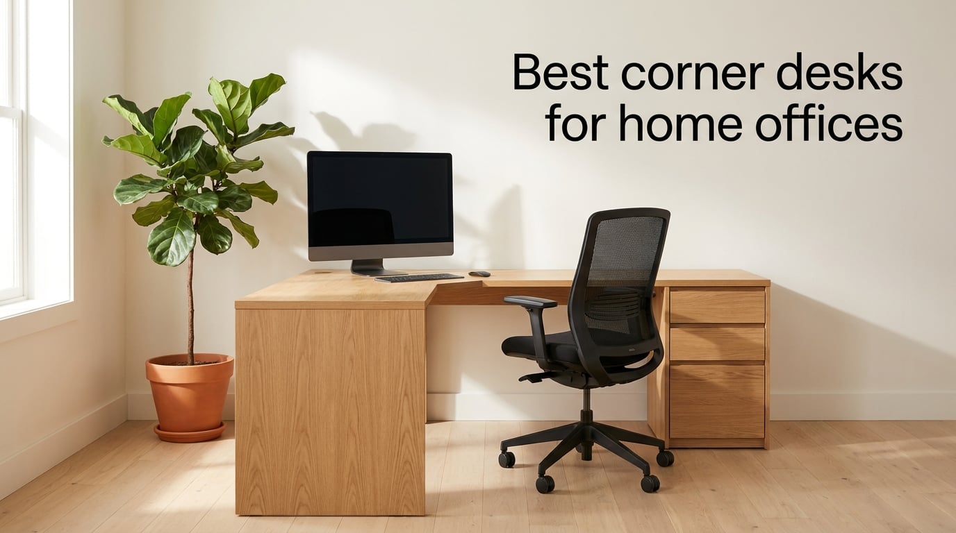 Best corner desks for home offices