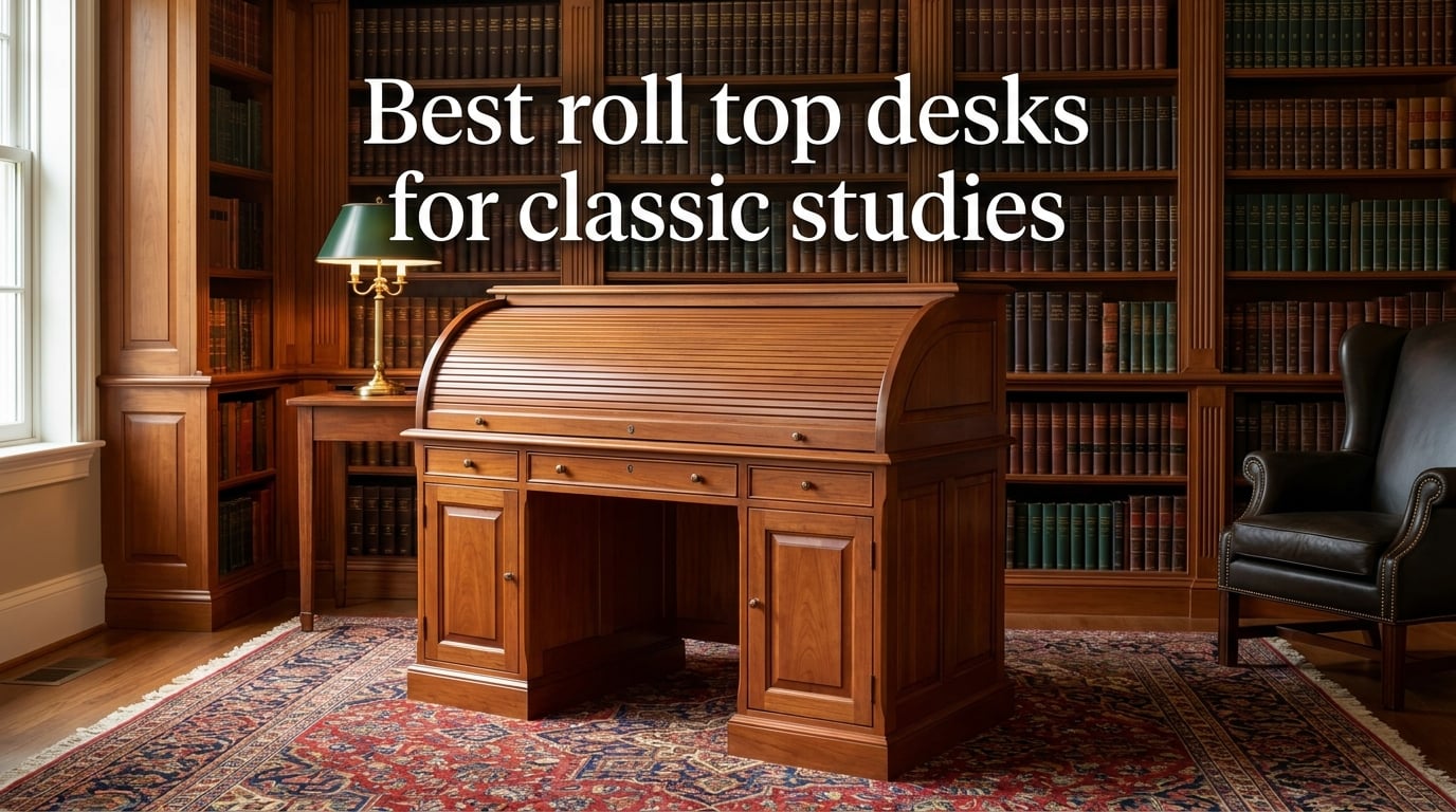 Best roll top desks for classic studies