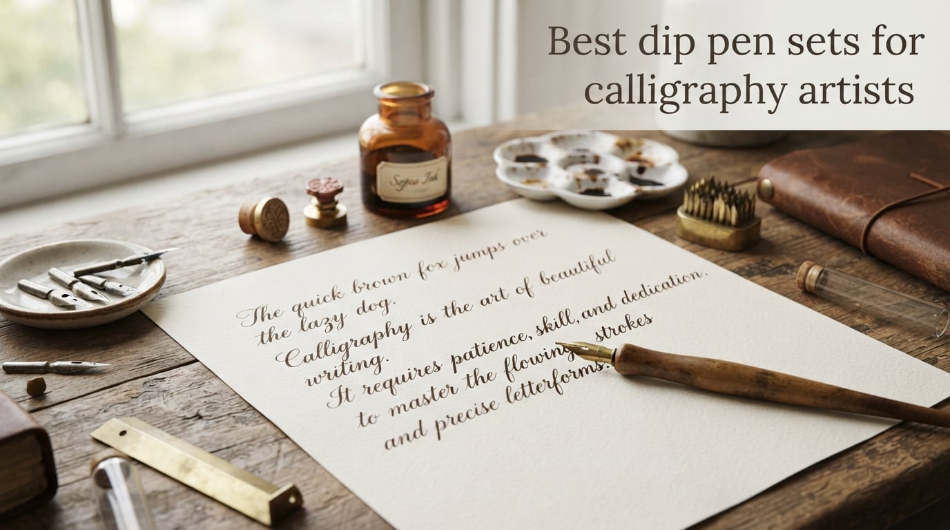 Best dip pen sets for calligraphy artists