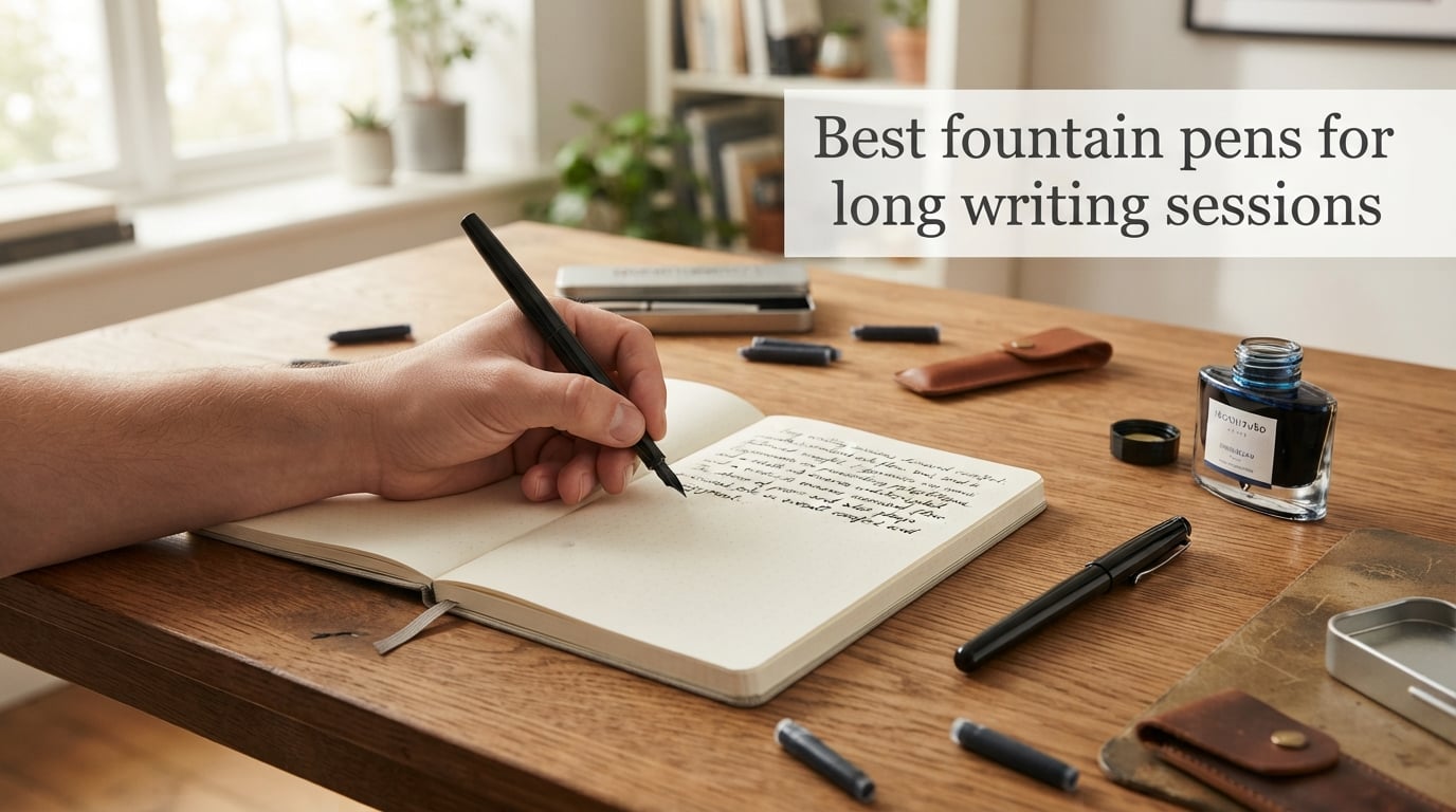 Best fountain pens for long writing sessions
