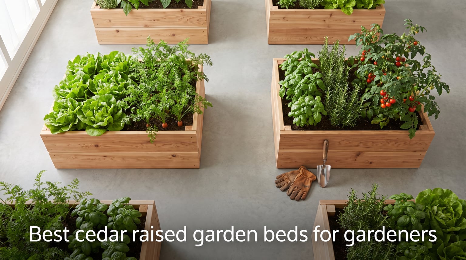 Best cedar raised garden beds for gardeners
