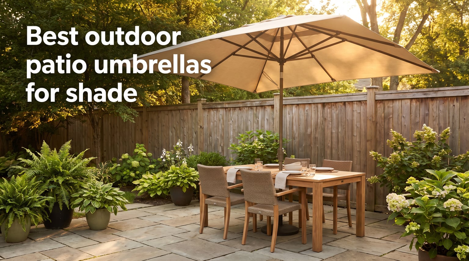 Best outdoor patio umbrellas for shade