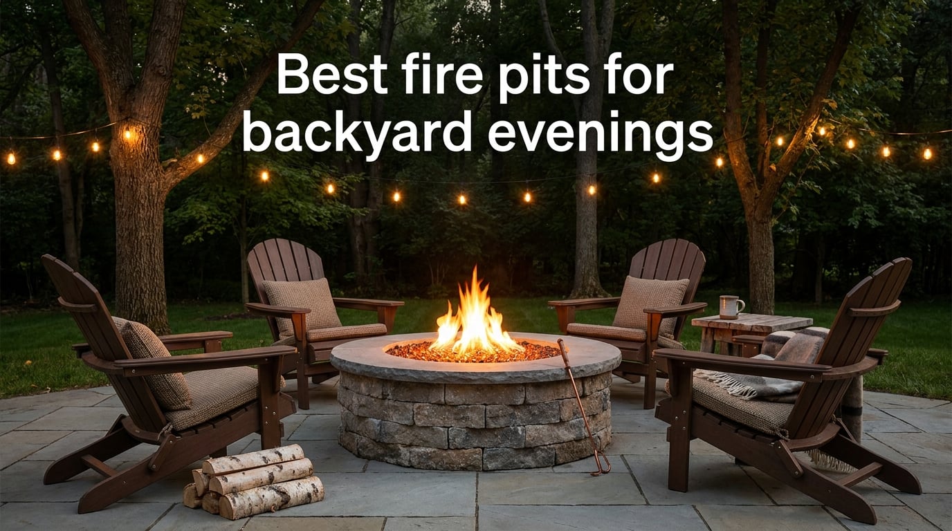 Best fire pits for backyard evenings