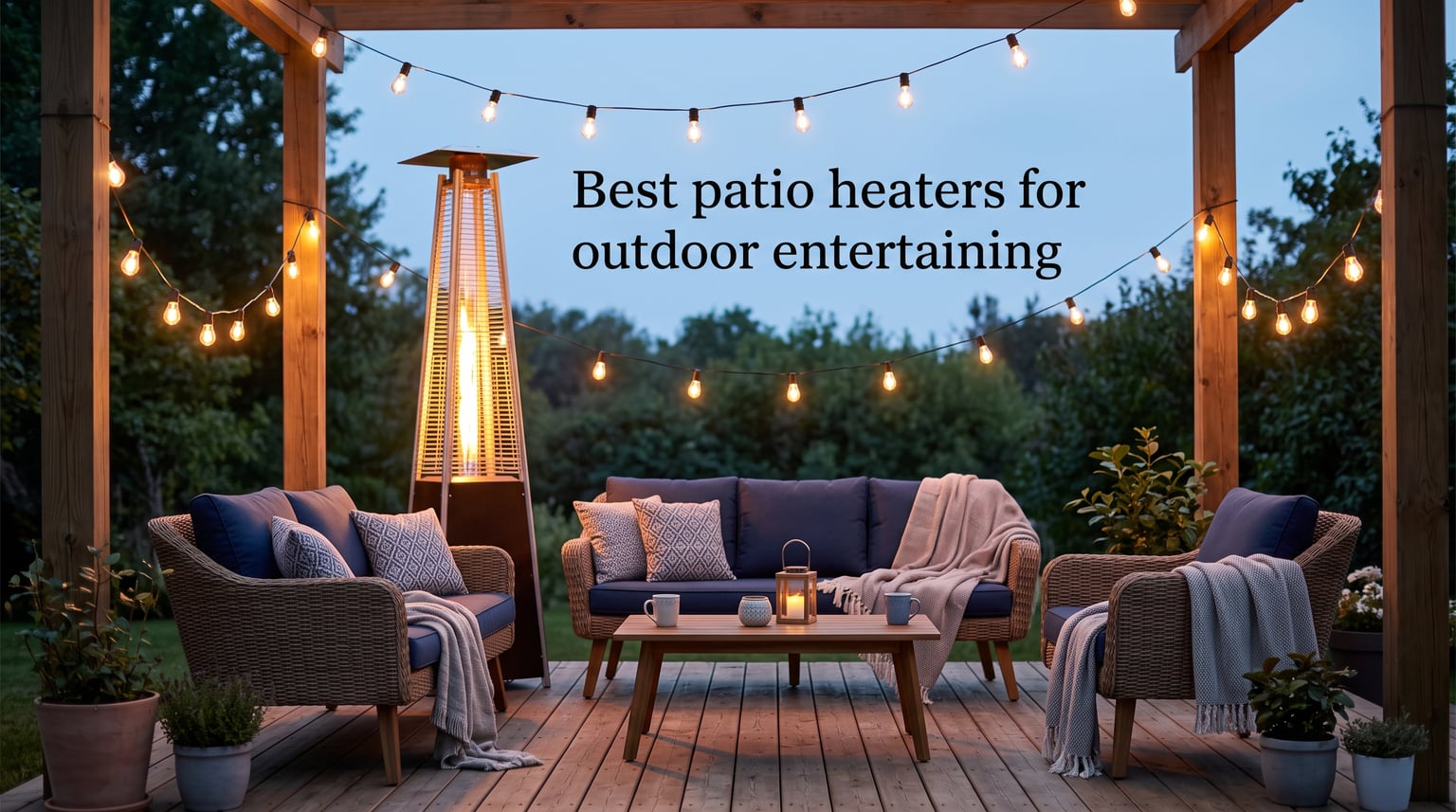 Best patio heaters for outdoor entertaining