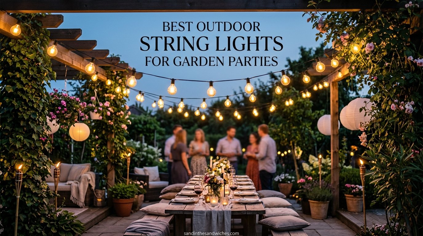 Best outdoor string lights for garden parties