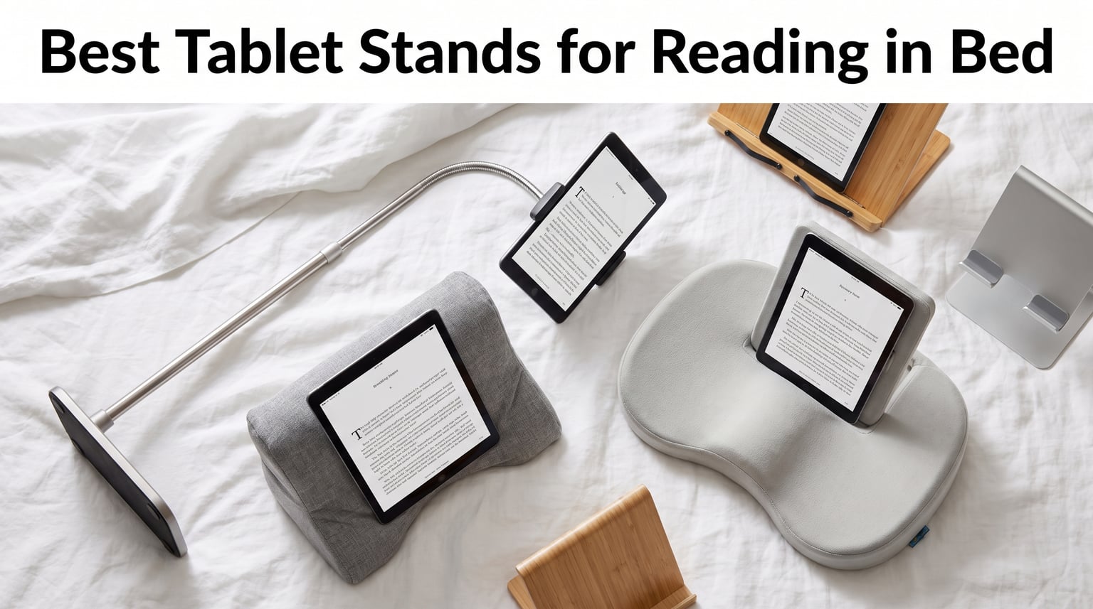 Best tablet stands for reading in bed
