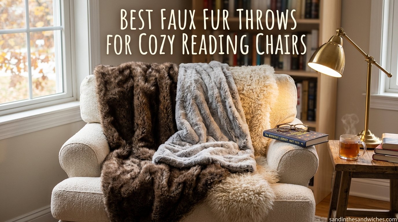 Best faux fur throws for cozy reading chairs
