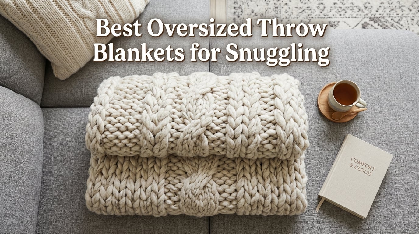 Best oversized throw blankets for snuggling