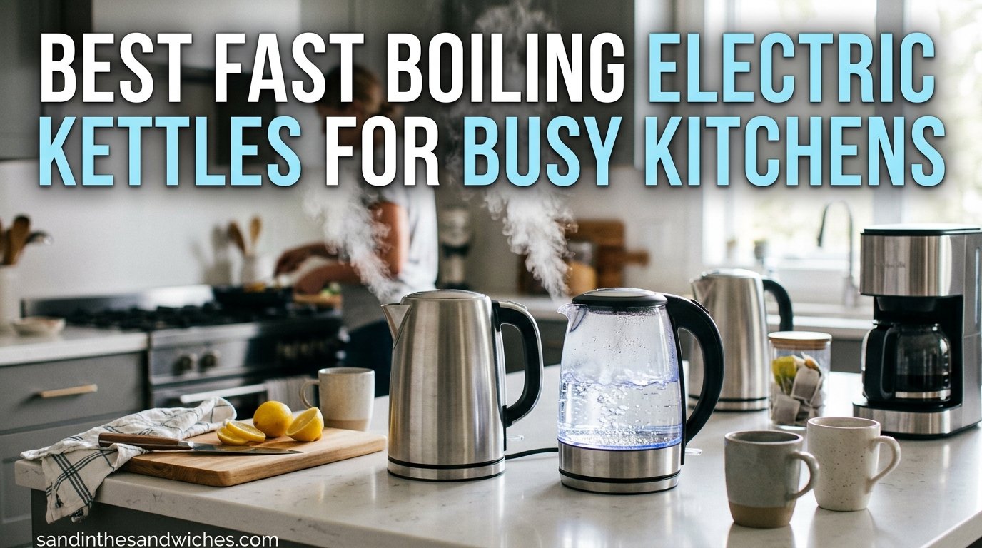 Best fast boiling electric kettles for busy kitchens