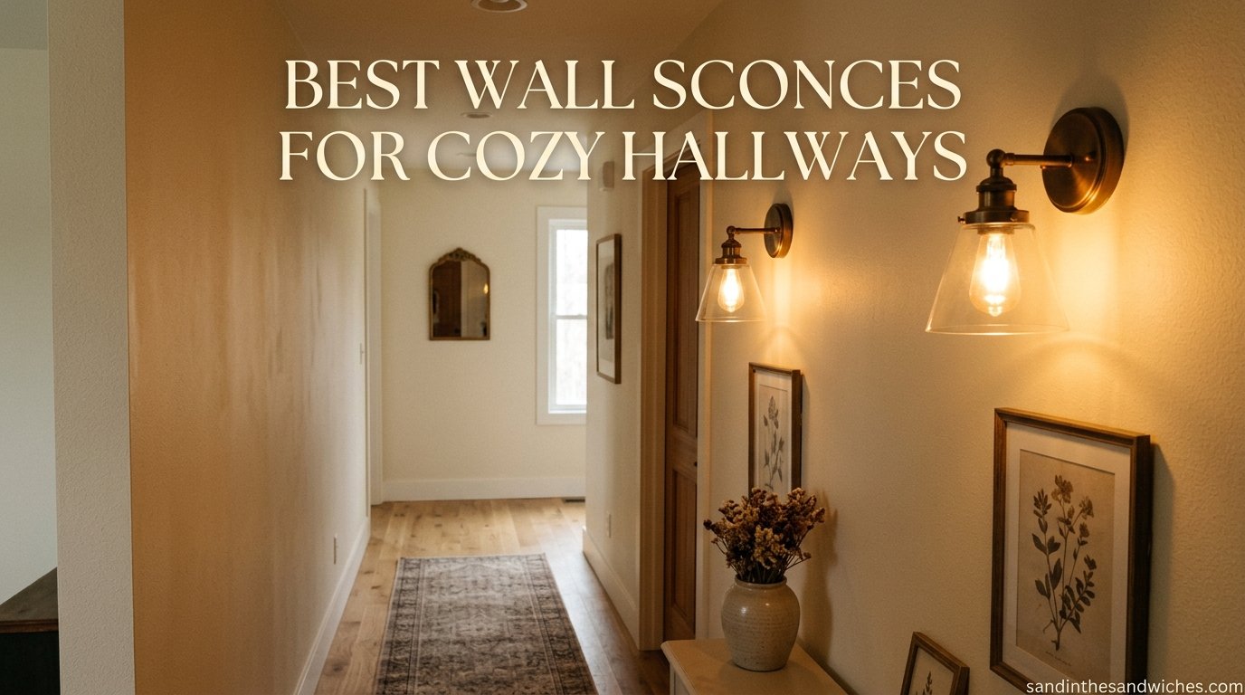 Best wall sconces for cozy hallways