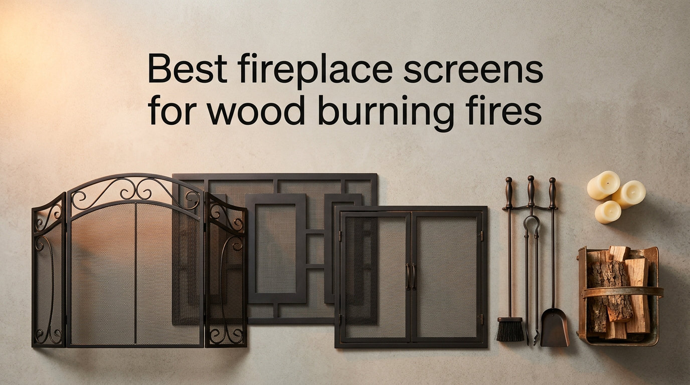 Best fireplace screens for wood burning fires