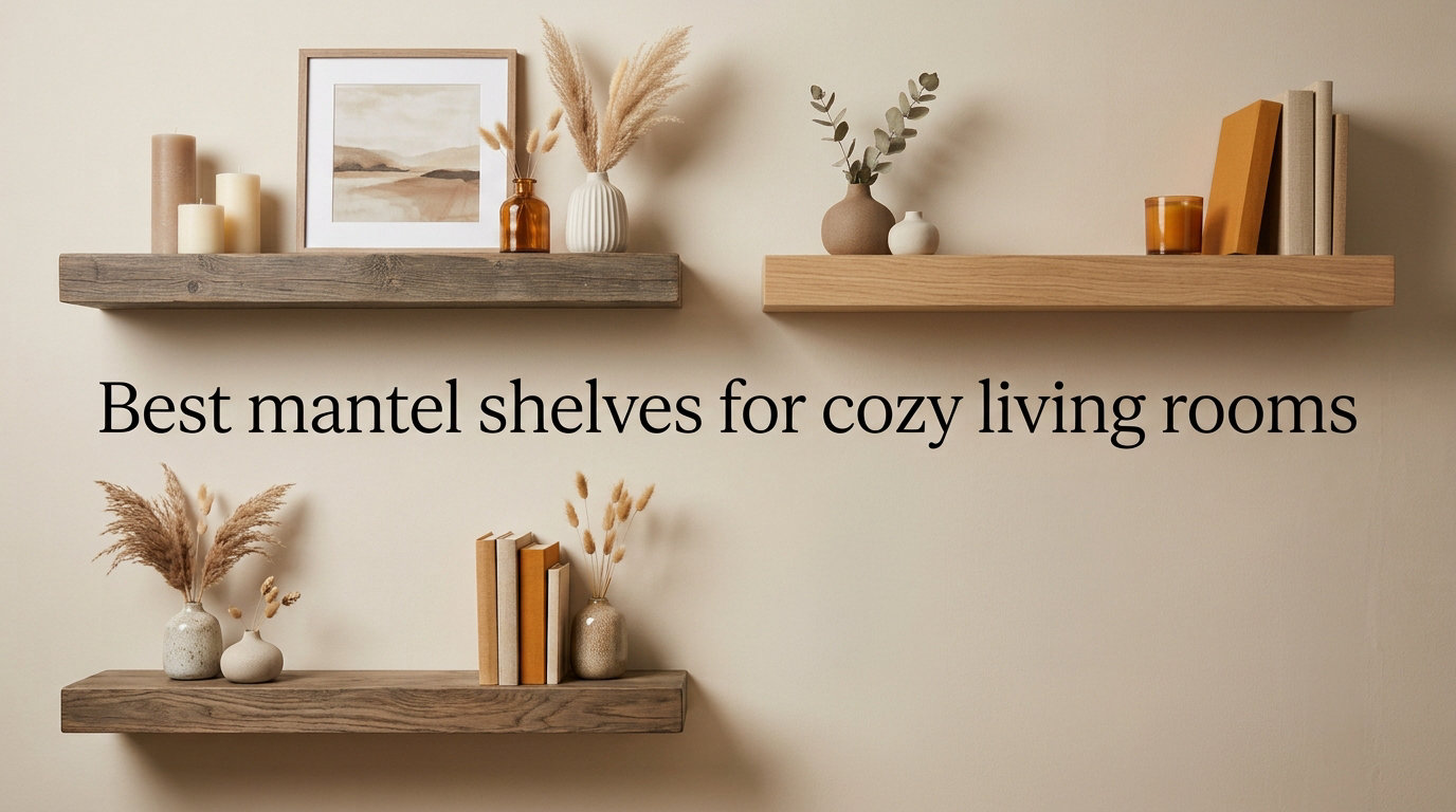 Best mantel shelves for cozy living rooms