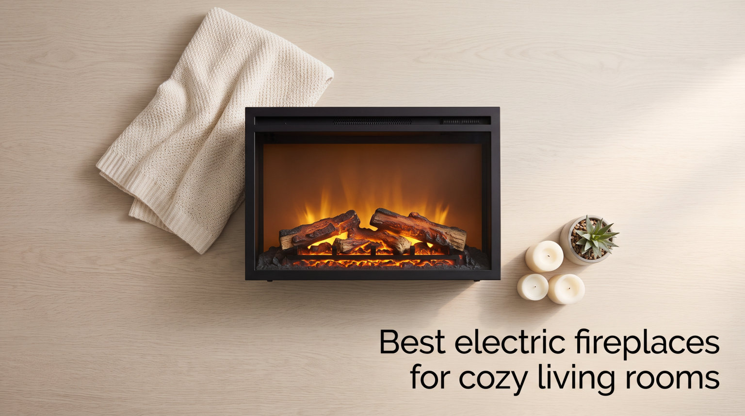 Best electric fireplaces for cozy living rooms