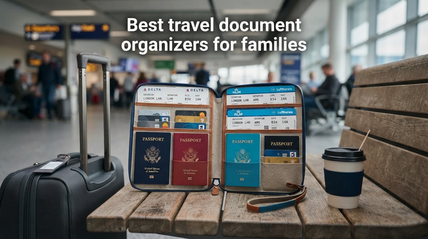 Best travel document organizers for families