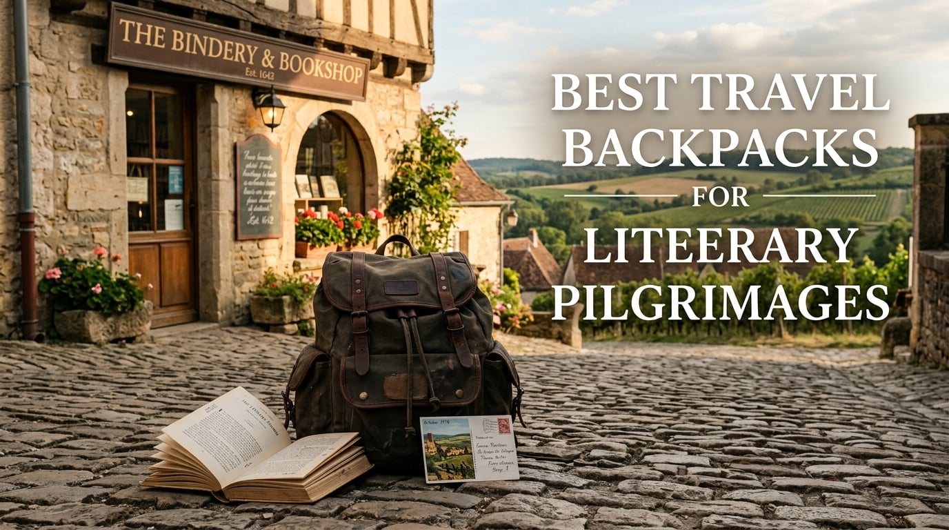 Best travel backpacks for literary pilgrimages