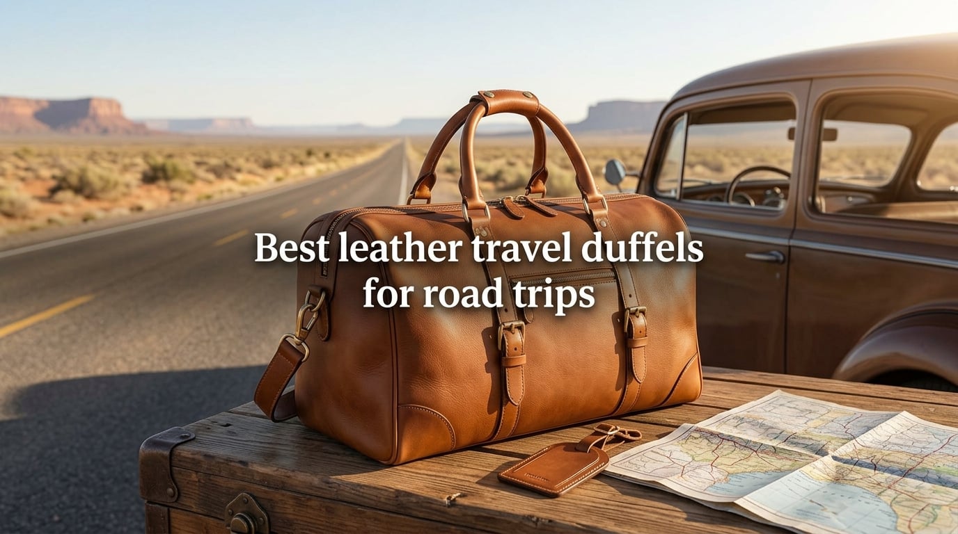Best leather travel duffels for road trips