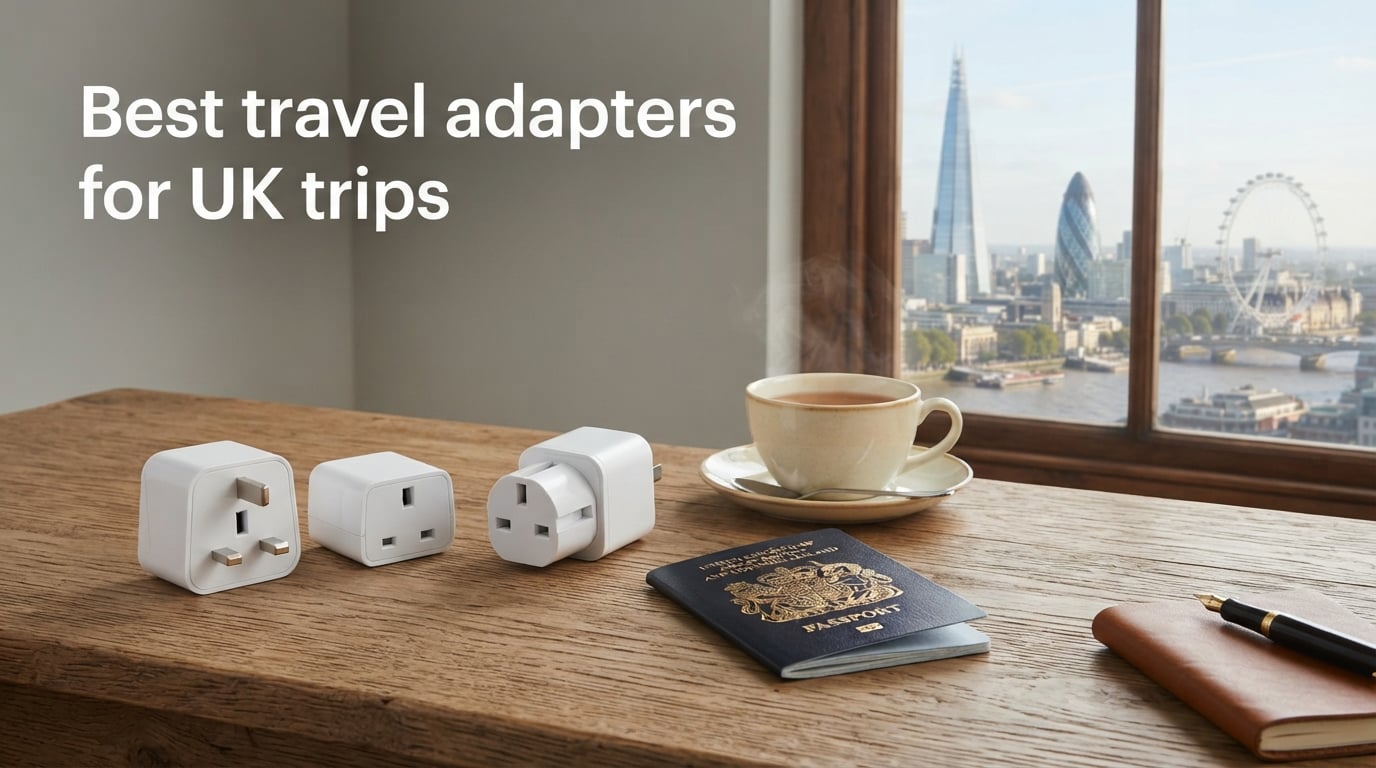 Best travel adapters for UK trips
