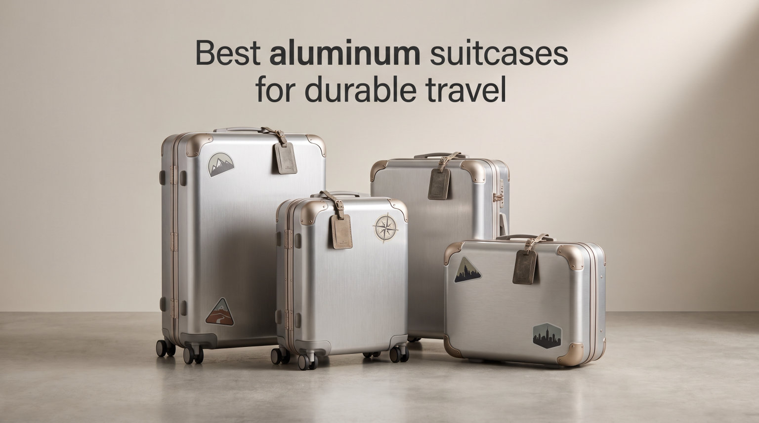 Best aluminum suitcases for durable travel