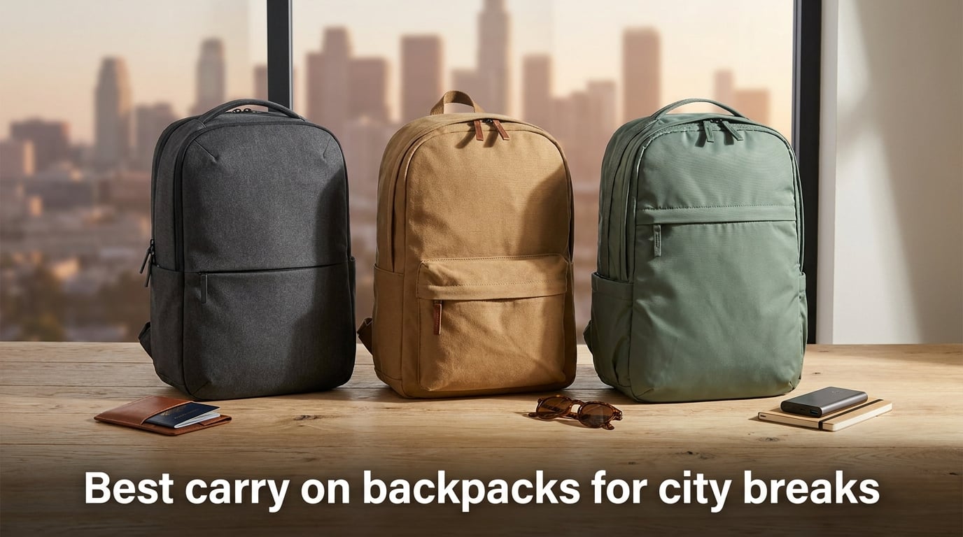 Best carry on backpacks for city breaks