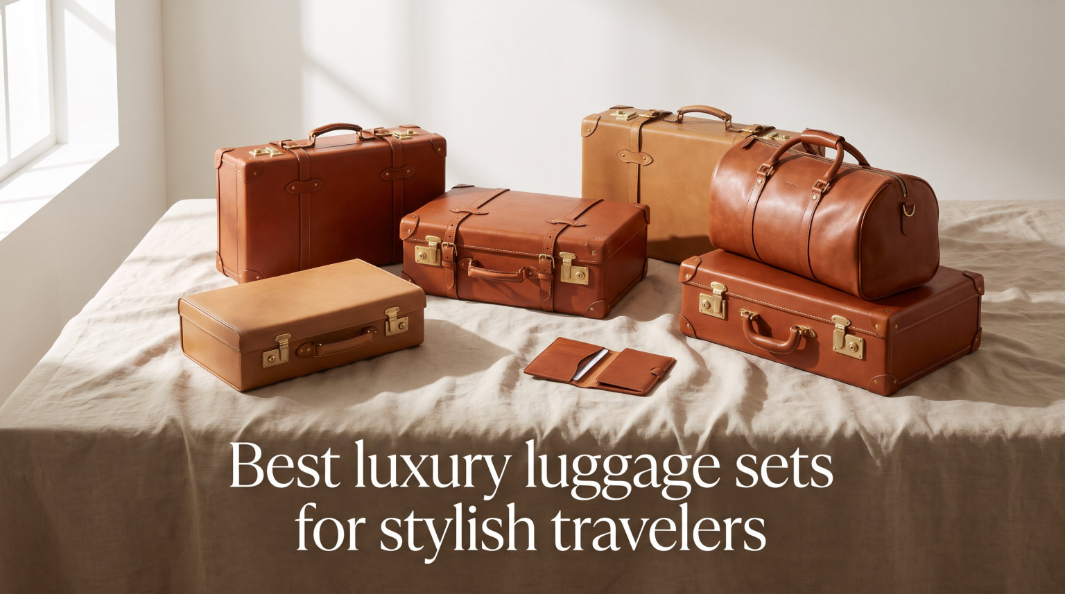 Best luxury luggage sets for stylish travelers