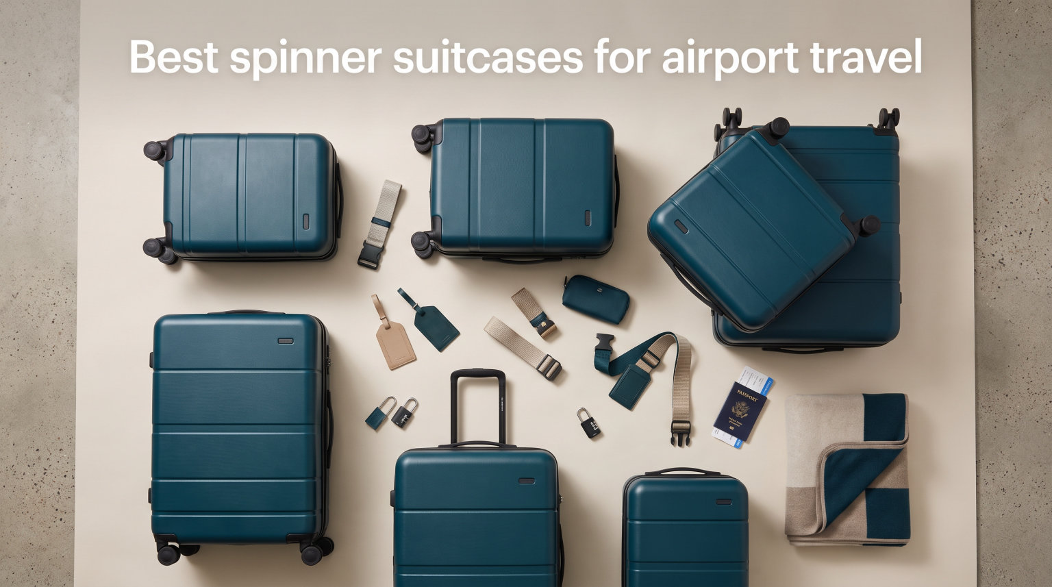 Best spinner suitcases for airport travel