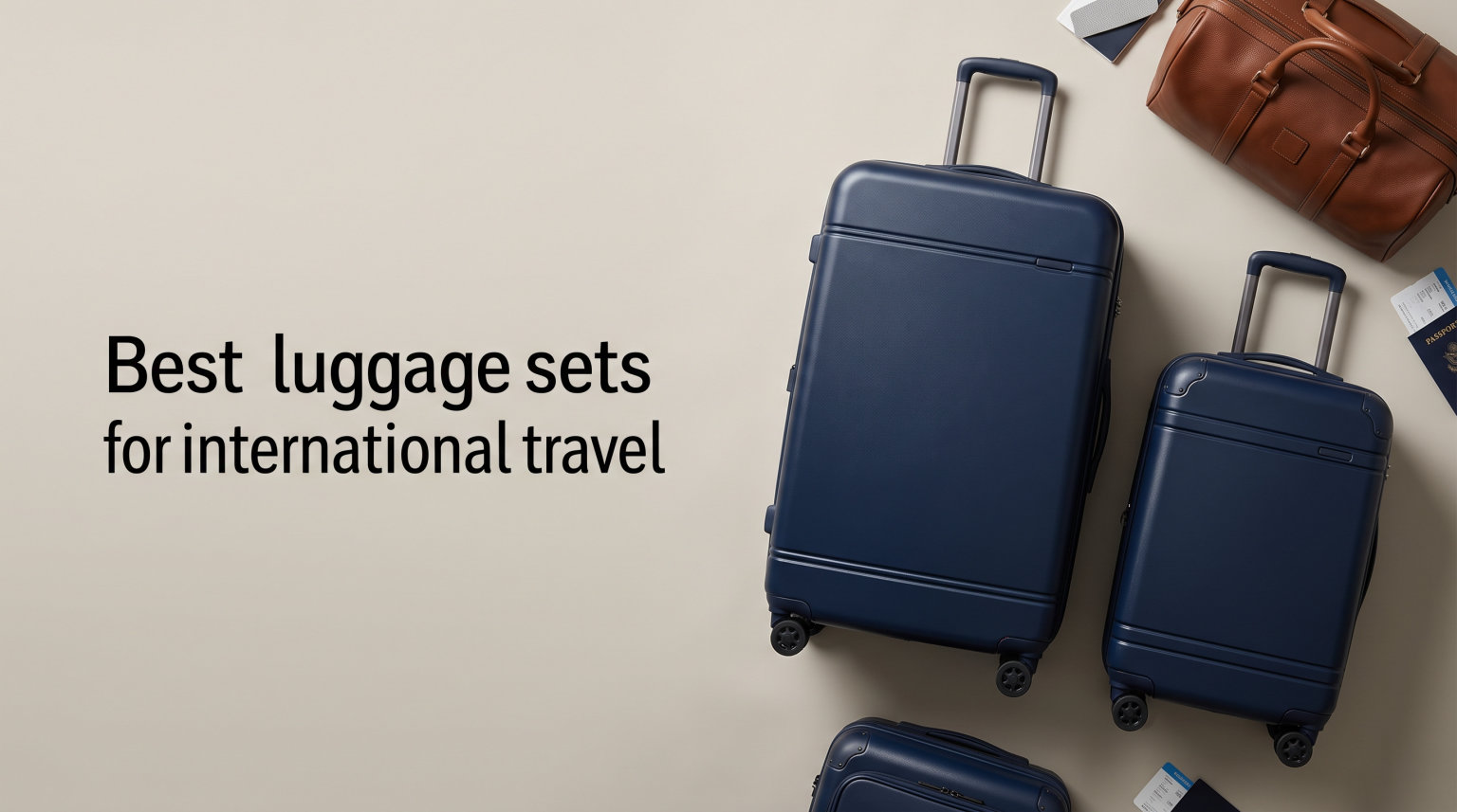 Best luggage sets for international travel