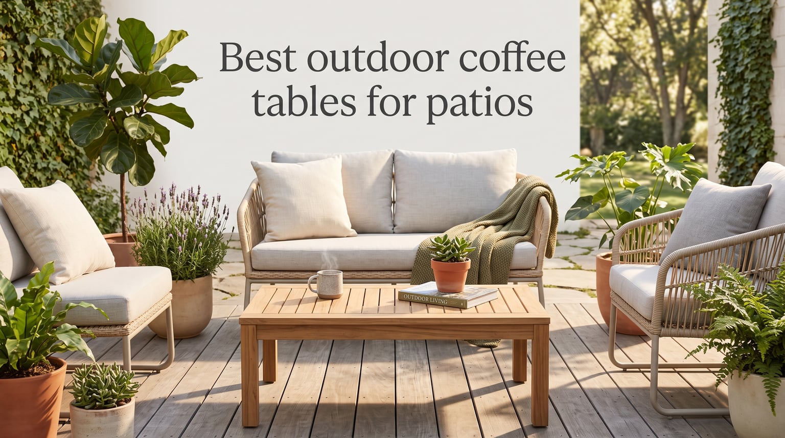 Best outdoor coffee tables for patios