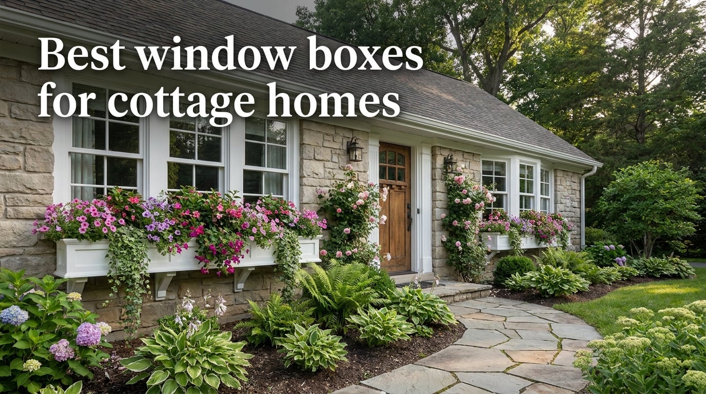 Best window boxes for cottage homes