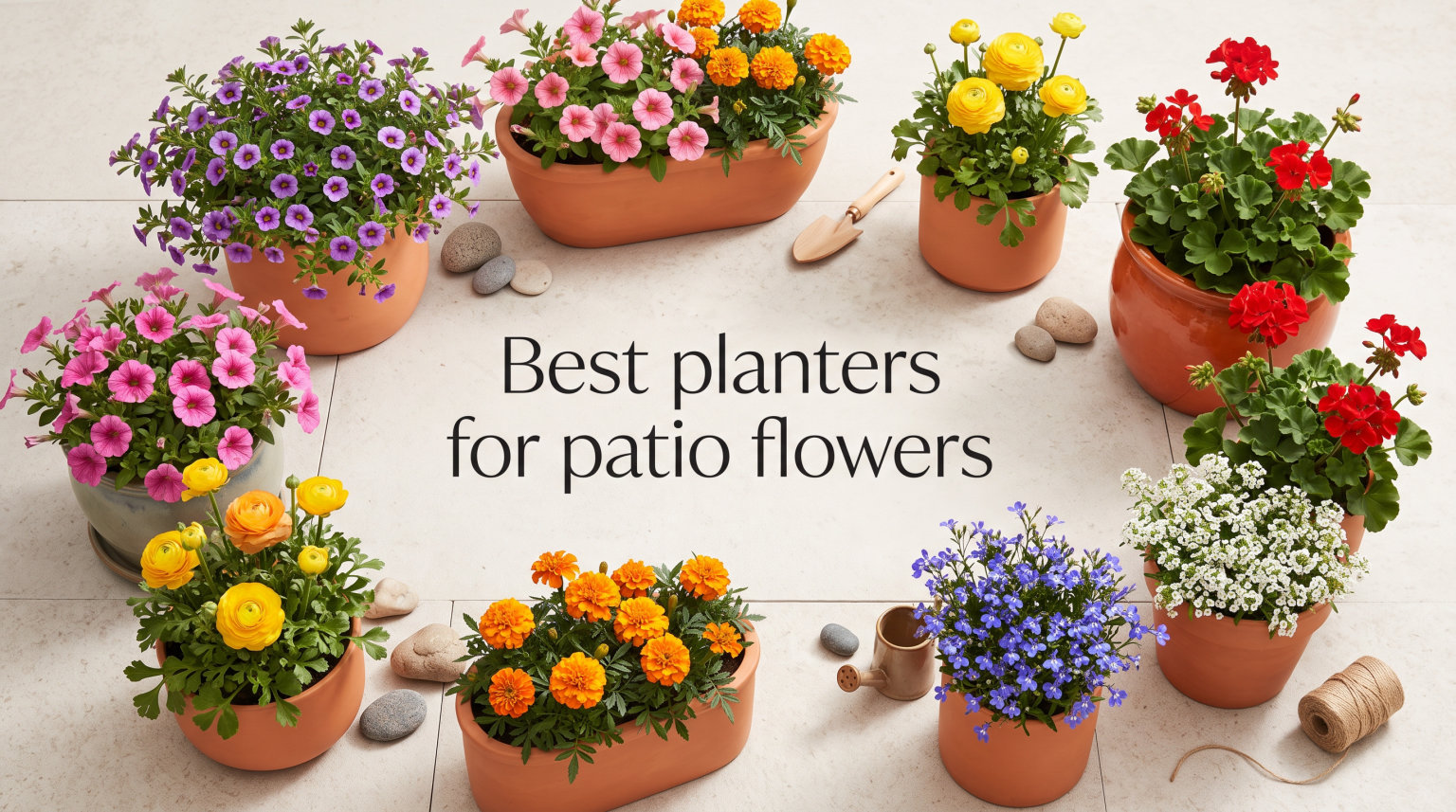 Best planters for patio flowers