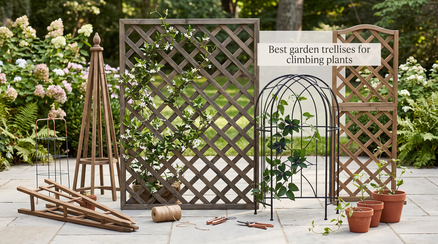 Best garden trellises for climbing plants